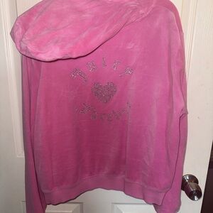 Forever 21 x Juicy Couture Pink zip Up